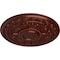 Ekena Millwork Tellson Ceiling Medallion (Fits Canopies up to 6 3/4"), 30 5/8"OD x 2 1/2"P, Antique Copper CM30TEACS - alternate 2